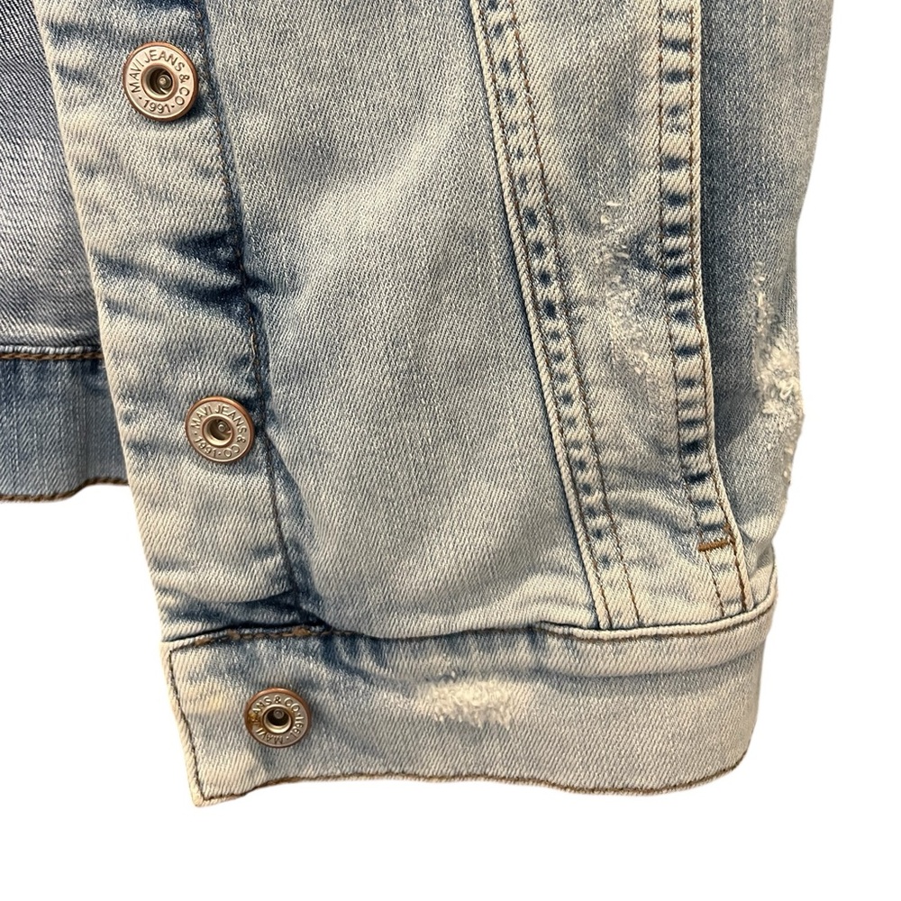 EUC Mavi Jeans Co Sleeveless Jean Jacket/Vest Size M - Picture 2 of 6
